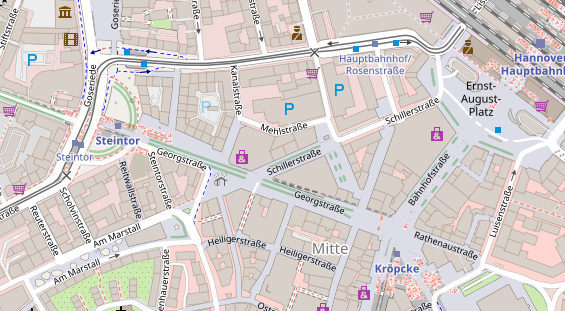 Friseur auf Satellitenbild