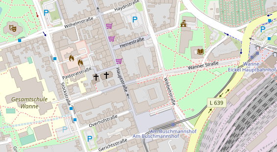 Friseur auf Satellitenbild