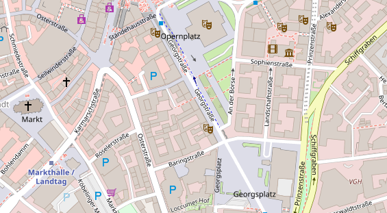 Friseur auf Satellitenbild