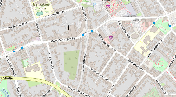 Friseur auf Satellitenbild