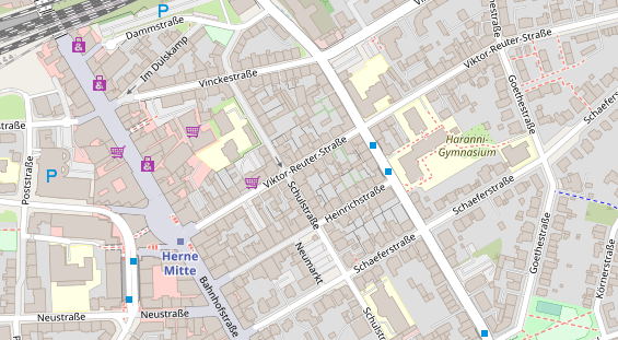 Friseur auf Satellitenbild