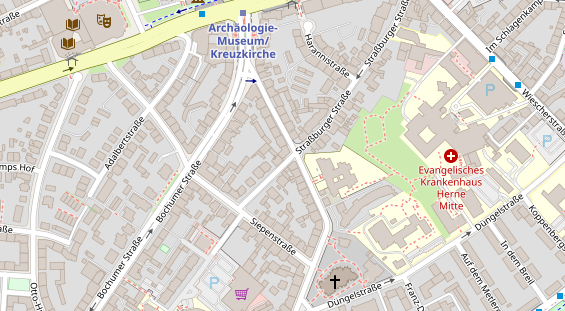 Friseur auf Satellitenbild