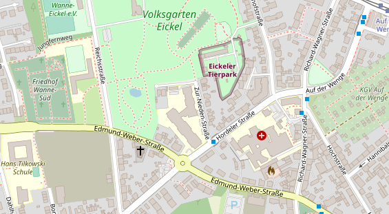 Friseur auf Satellitenbild