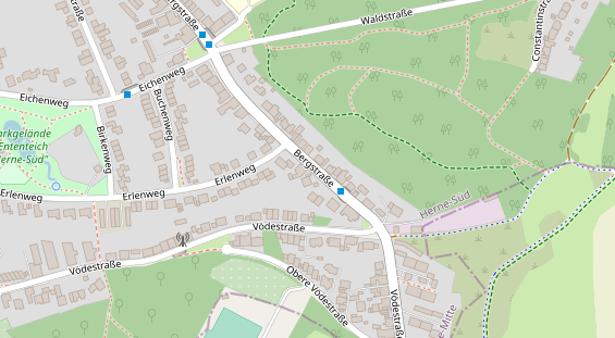 Friseur auf Satellitenbild