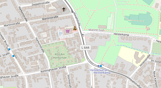 Friseur auf Satellitenbild