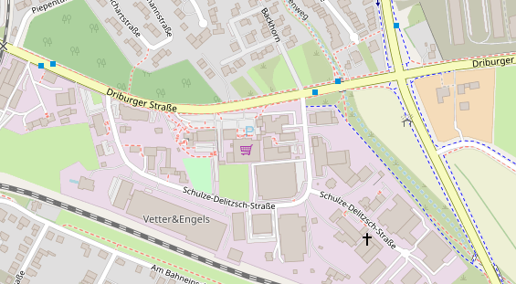 Friseur auf Satellitenbild