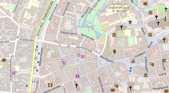 Friseur auf Satellitenbild