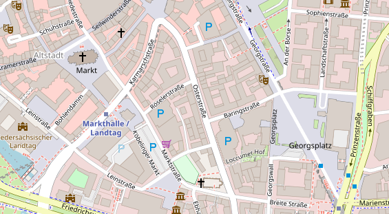 Friseur auf Satellitenbild