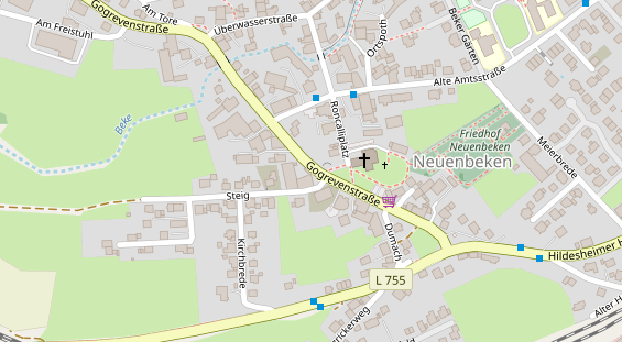 Friseur auf Satellitenbild