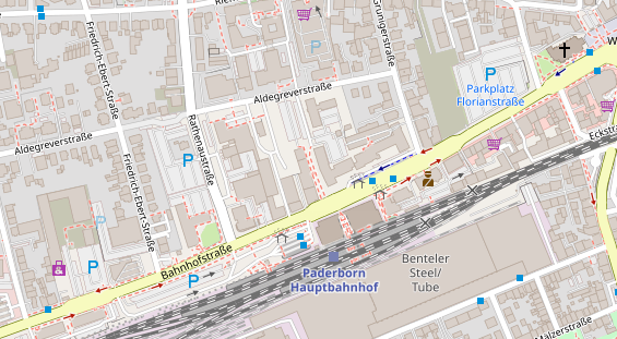 Friseur auf Satellitenbild