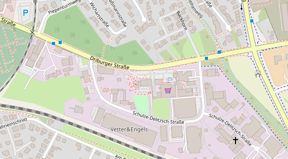 Friseur auf Satellitenbild