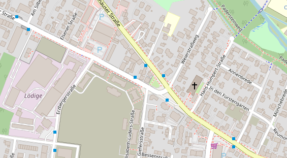 Friseur auf Satellitenbild