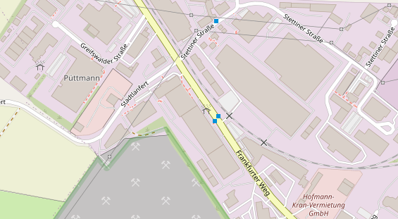 Friseur auf Satellitenbild