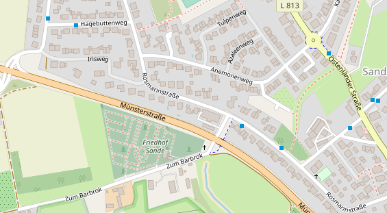 Friseur auf Satellitenbild