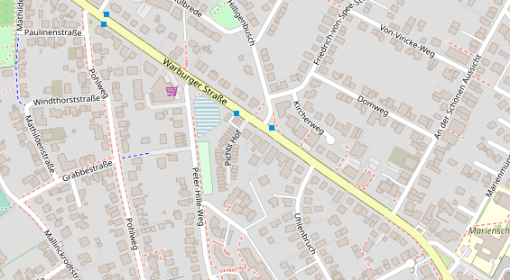 Friseur auf Satellitenbild