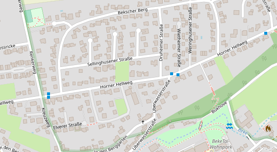 Friseur auf Satellitenbild