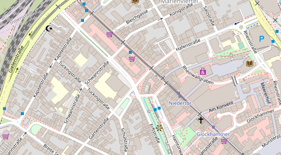 Friseur auf Satellitenbild