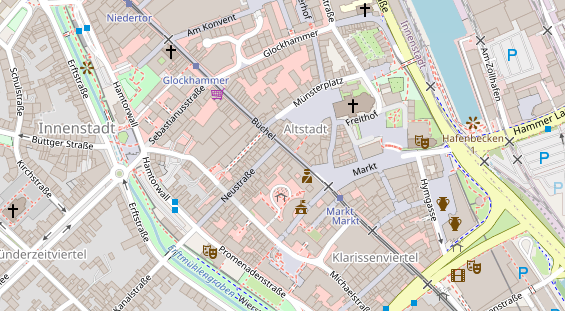 Friseur auf Satellitenbild