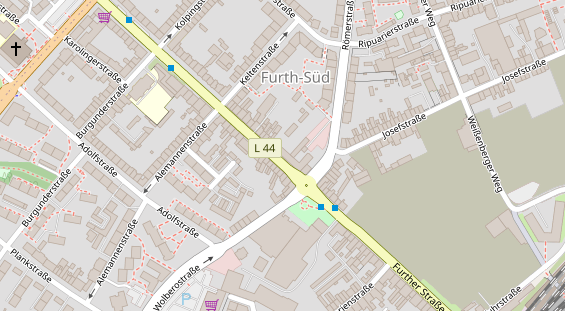 Friseur auf Satellitenbild