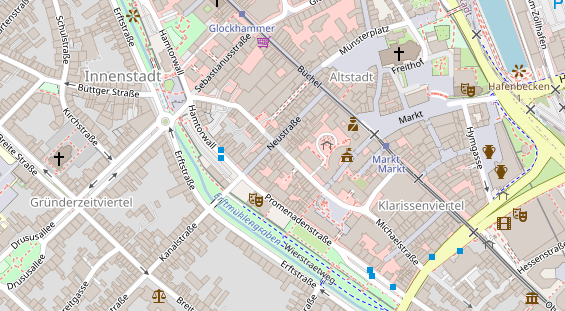 Friseur auf Satellitenbild