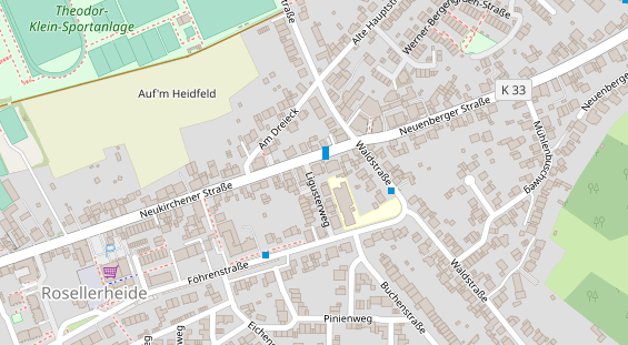 Friseur auf Satellitenbild