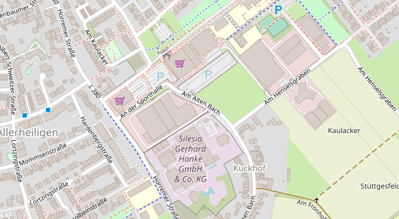 Friseur auf Satellitenbild