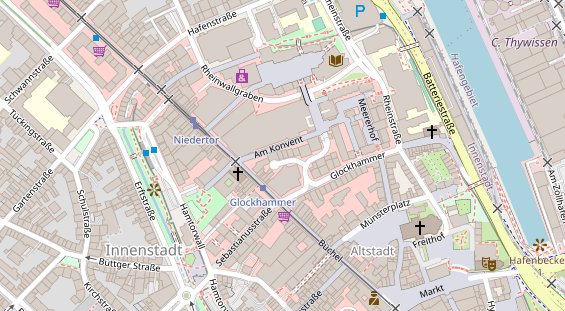 Friseur auf Satellitenbild