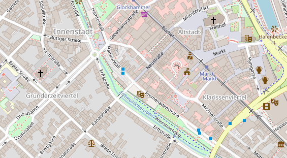 Friseur auf Satellitenbild