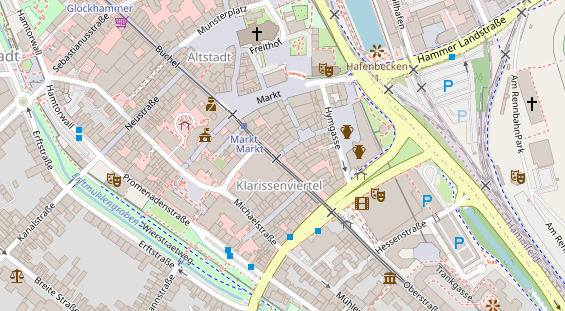 Friseur auf Satellitenbild