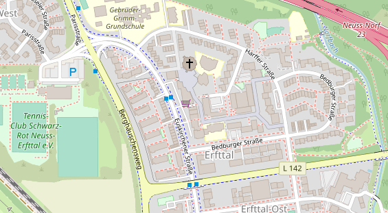 Friseur auf Satellitenbild