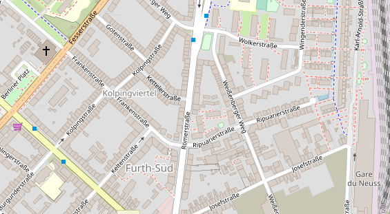 Friseur auf Satellitenbild