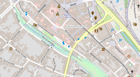 Friseur auf Satellitenbild