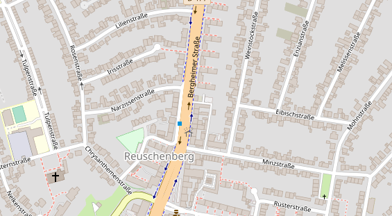 Friseur auf Satellitenbild