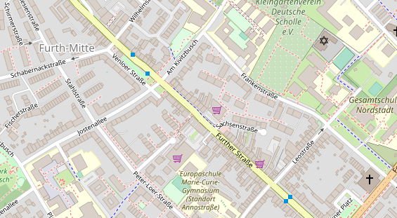 Friseur auf Satellitenbild