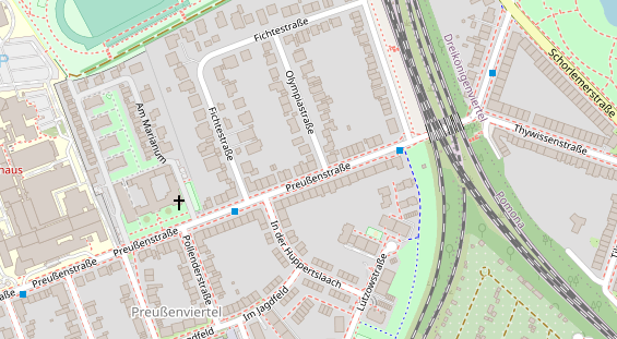 Friseur auf Satellitenbild