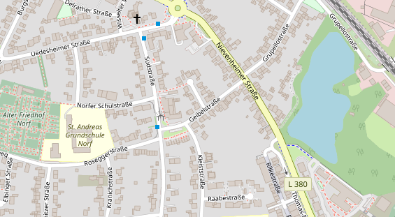 Friseur auf Satellitenbild