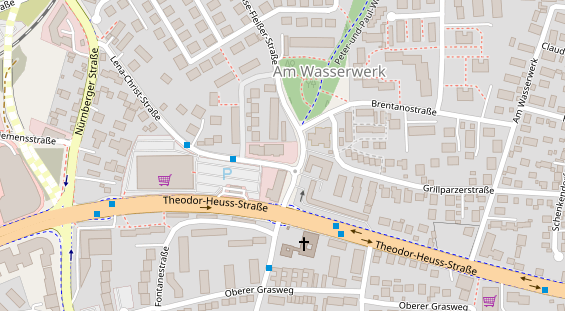 Friseur auf Satellitenbild