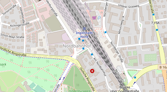 Friseur auf Satellitenbild