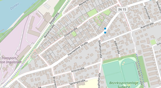 Friseur auf Satellitenbild