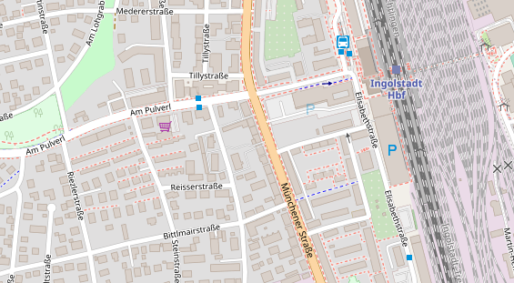 Friseur auf Satellitenbild