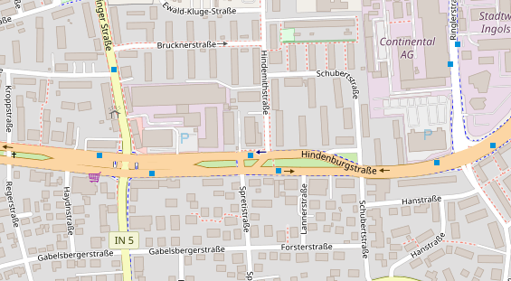 Friseur auf Satellitenbild