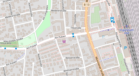 Friseur auf Satellitenbild