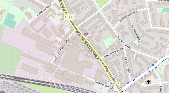 Friseur auf Satellitenbild