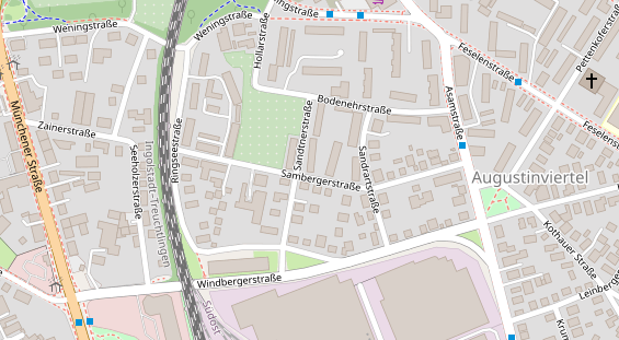 Friseur auf Satellitenbild