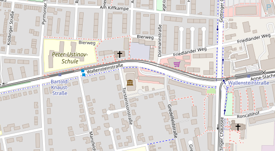 Friseur auf Satellitenbild