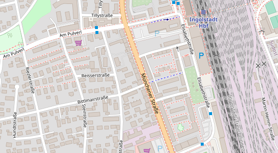 Friseur auf Satellitenbild