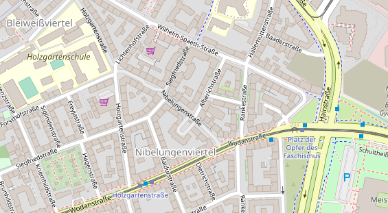 Friseur auf Satellitenbild