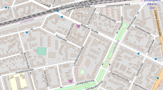 Friseur auf Satellitenbild