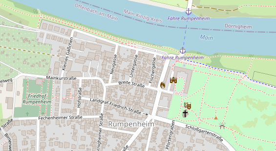 Friseur auf Satellitenbild