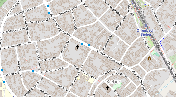 Friseur auf Satellitenbild